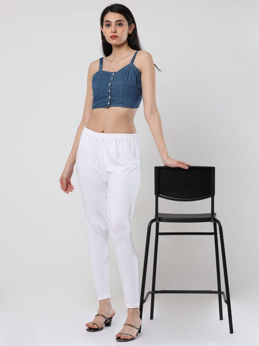 All Day Women's Leggings - White