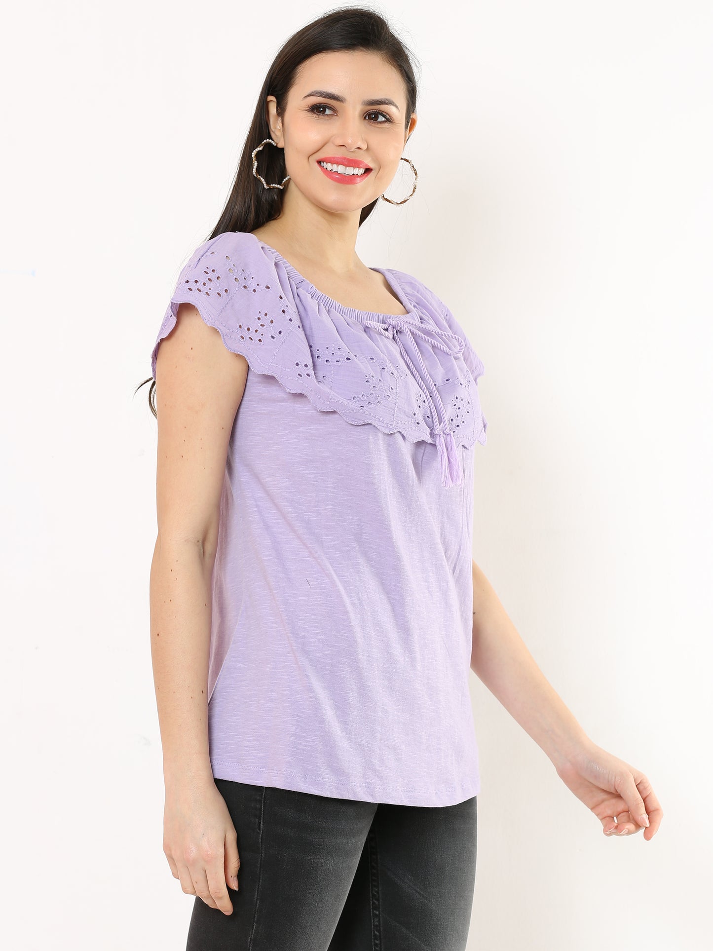 LAVANDER LASE TOP