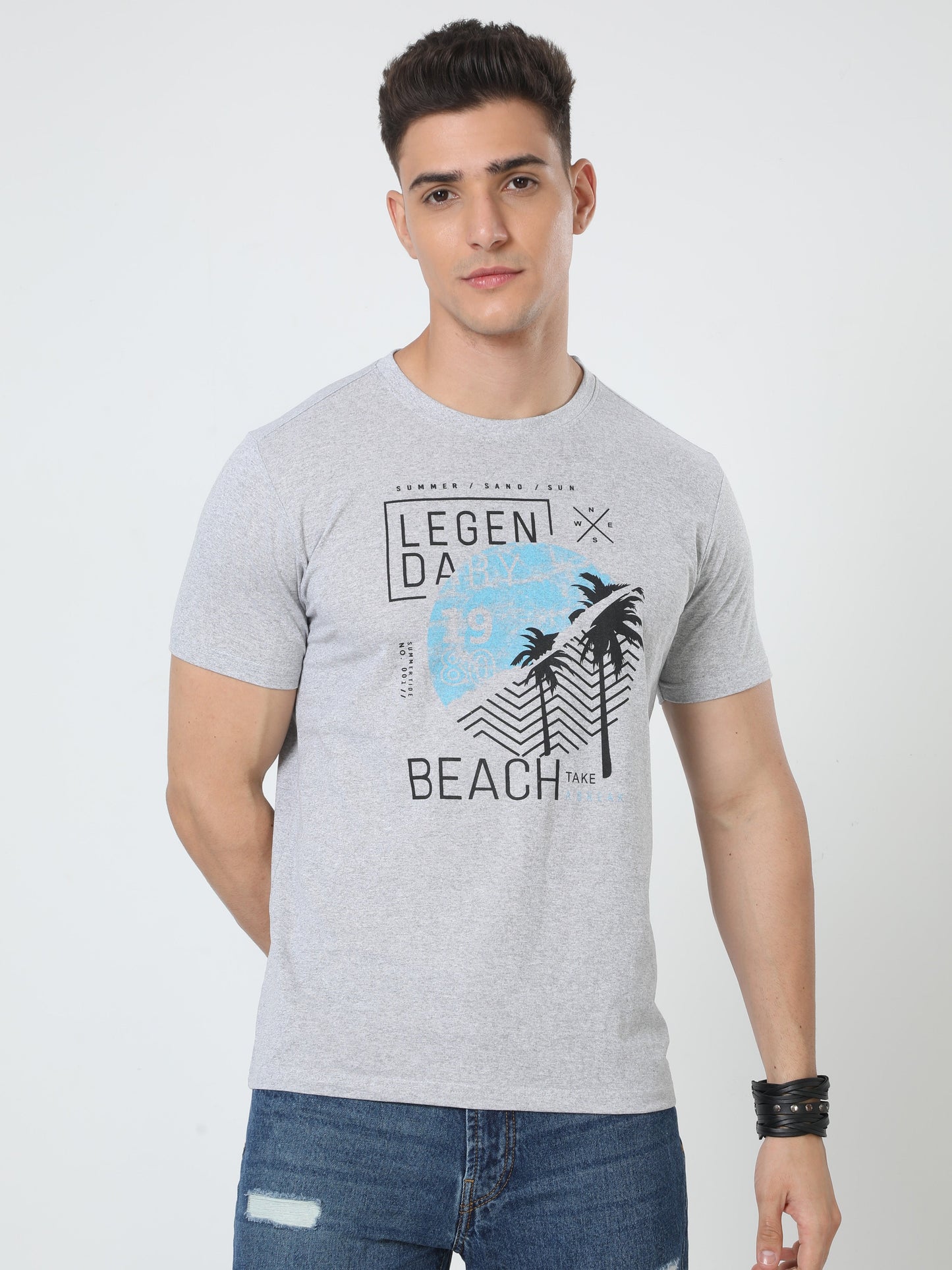 Legacy Beach Men's casual T-Shirt - Melange