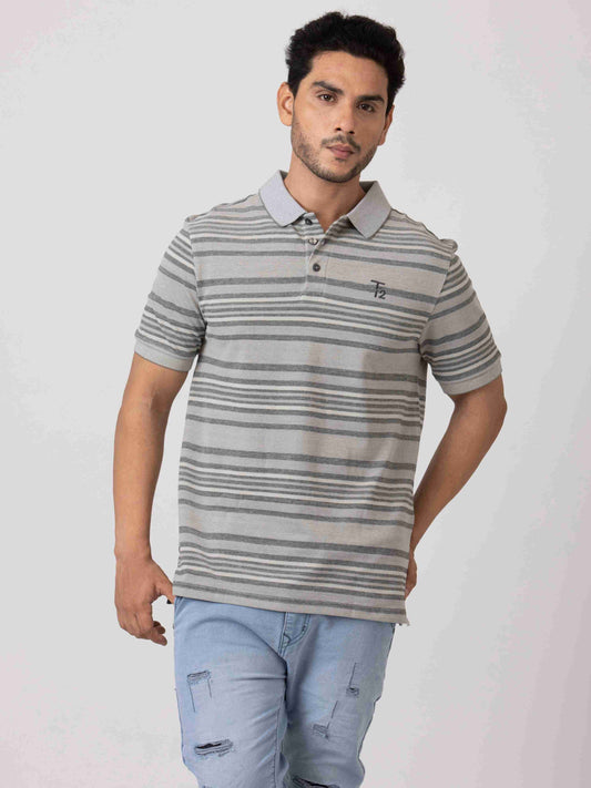 Workplace Essentials Classic & Comfortable 100% Cotton Mens Collar T-Shirt