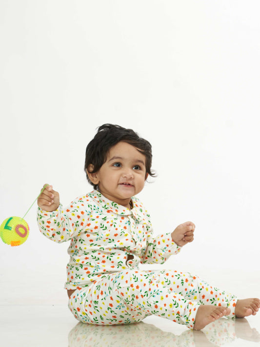Floral Babies Pyjama Set