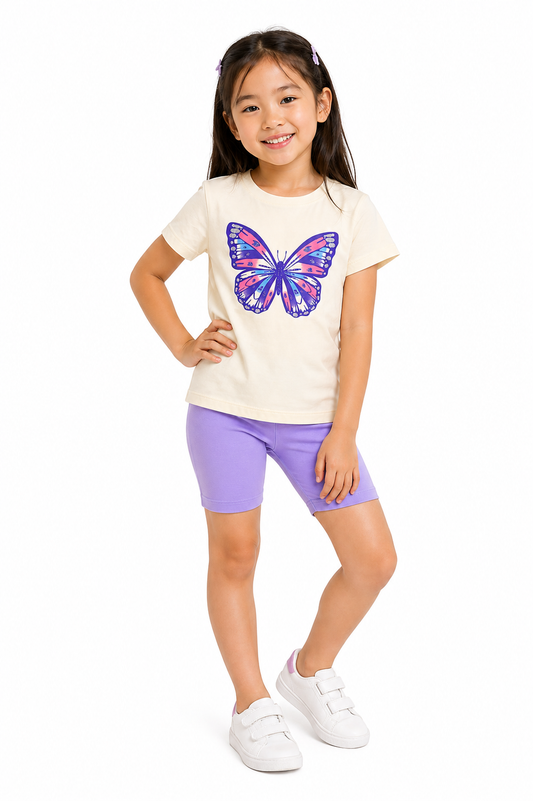 Lavish Butterfly - Girls Co-ords Set