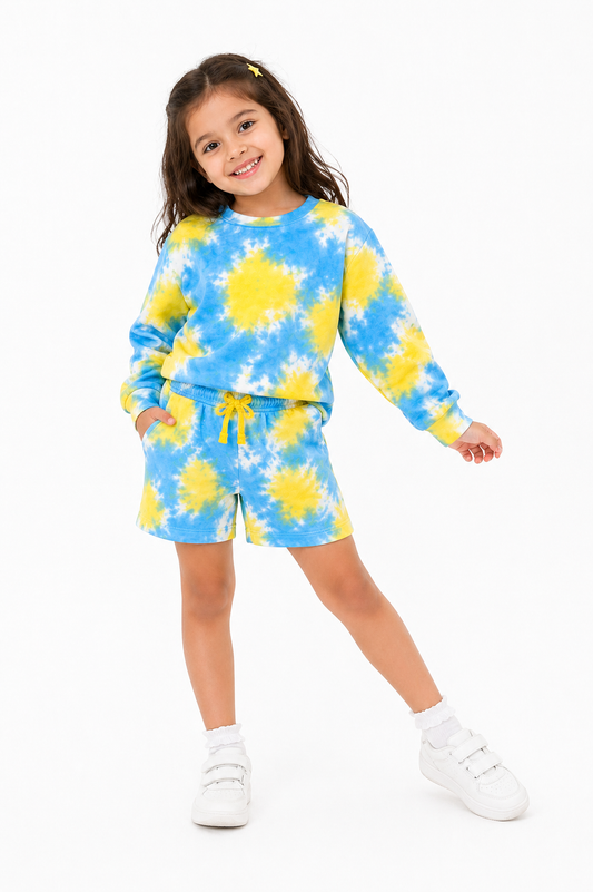 Bay of Blue - Girls Pure Cotton Co-Ords Set