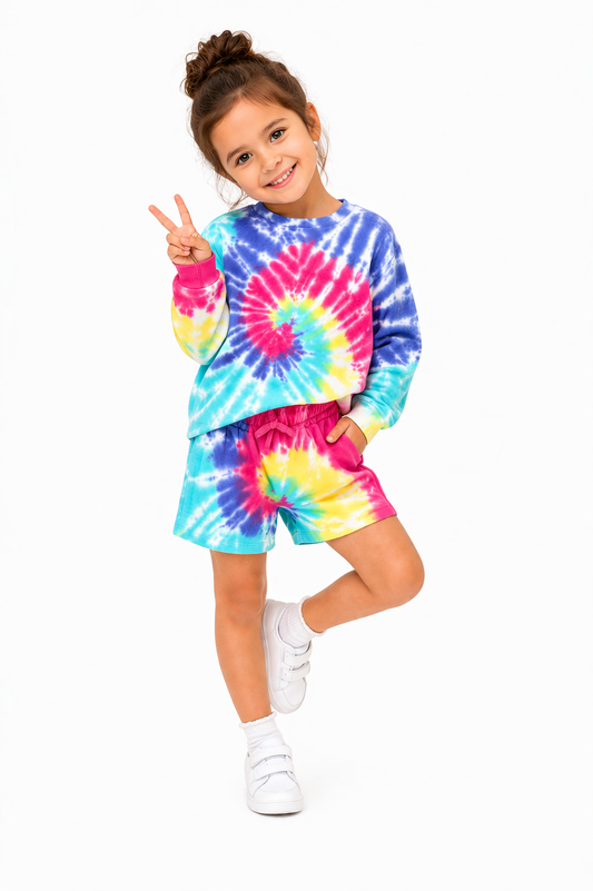 Fun Vivid - Girls Pure Cotton Co-Ords set