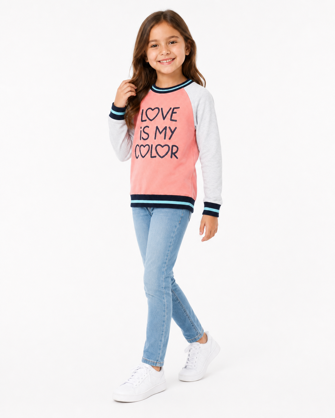Blush Verse - Girls Winter Sweatshirt