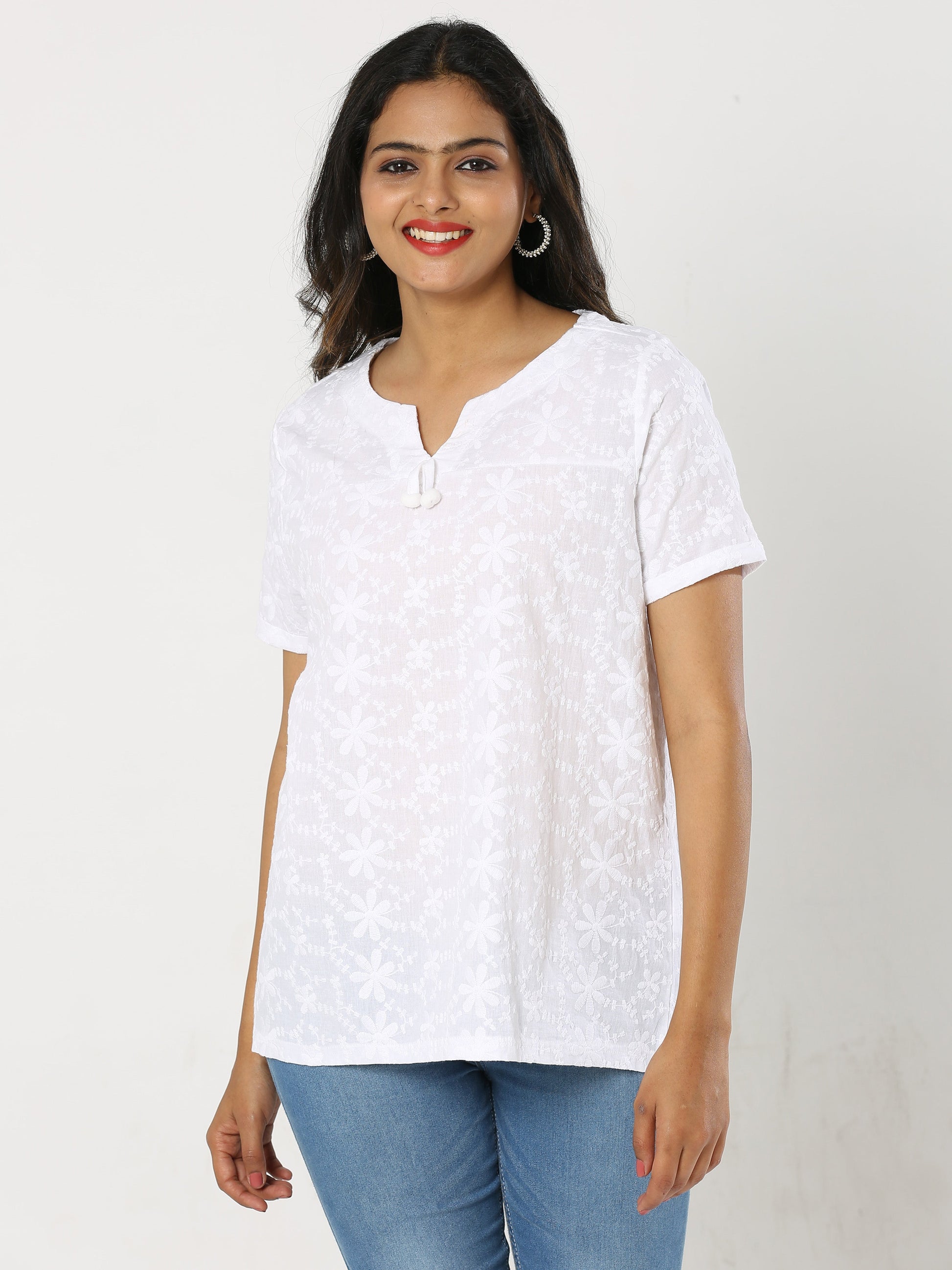 Embro white Top