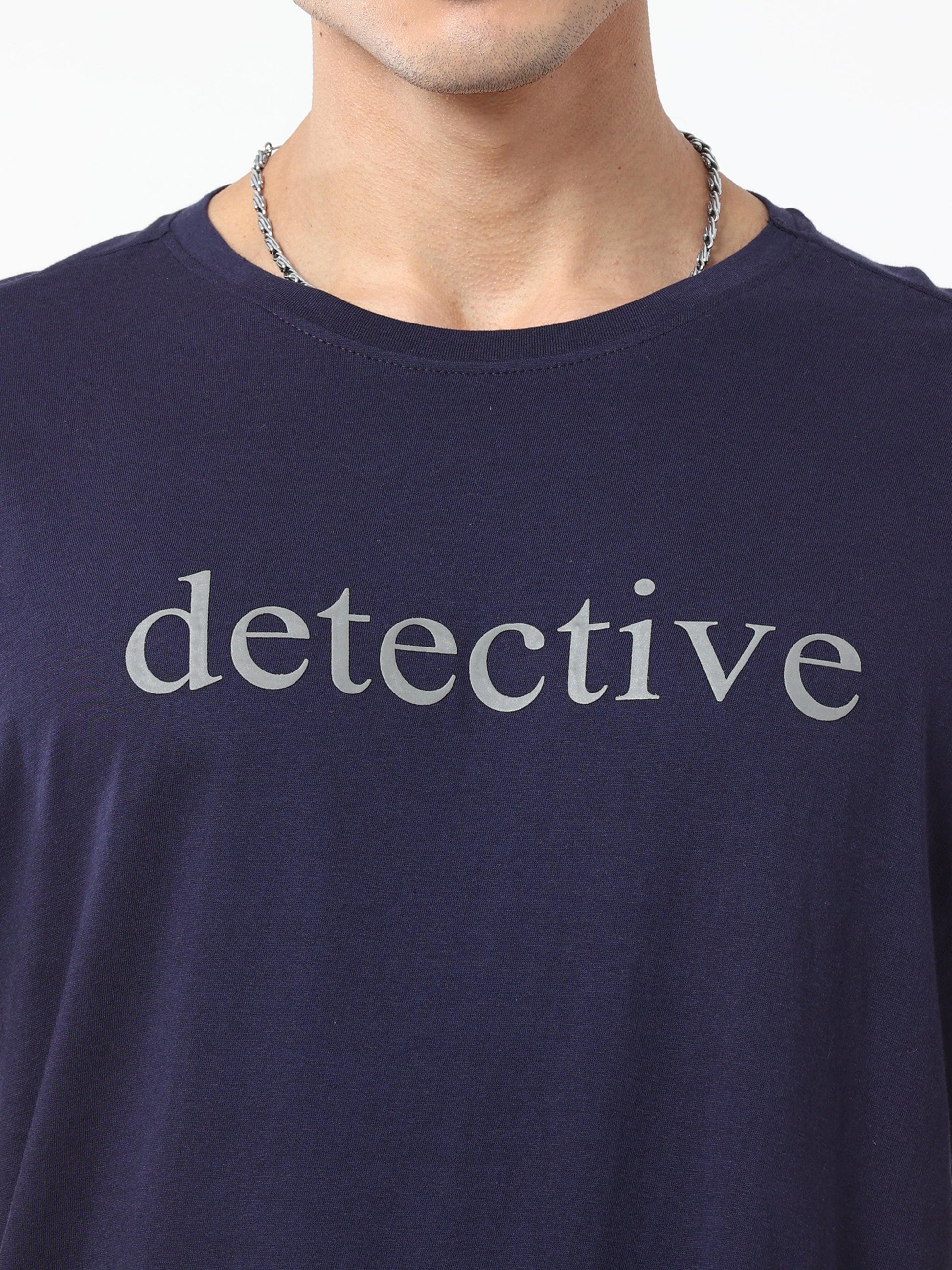 Men's casual T-Shirt - Detective Navy
