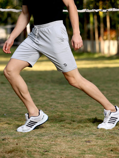 Athleisure Active Men's Shorts - Grey