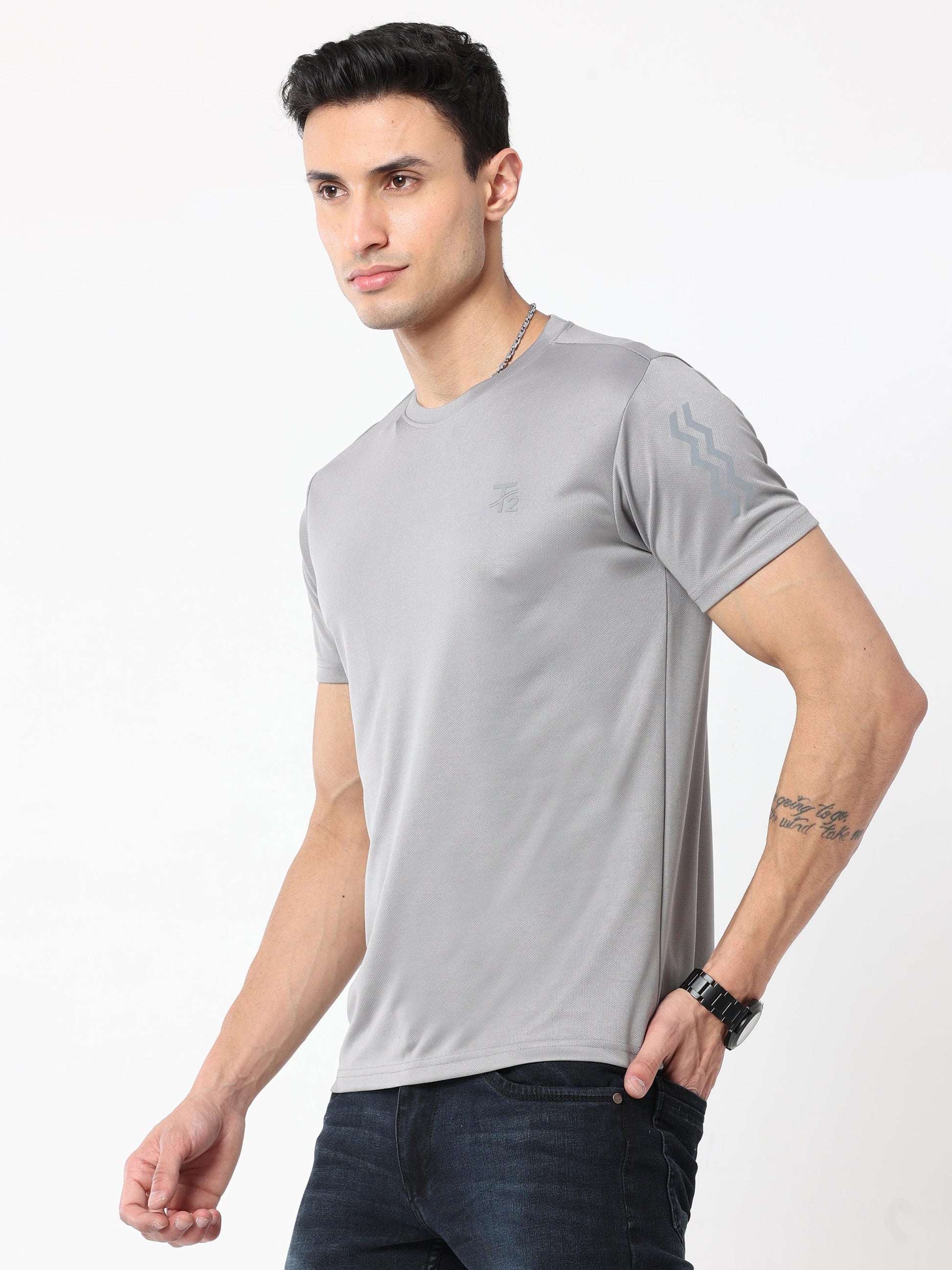 Athleisure Men's Premium T-Shirt – Grey