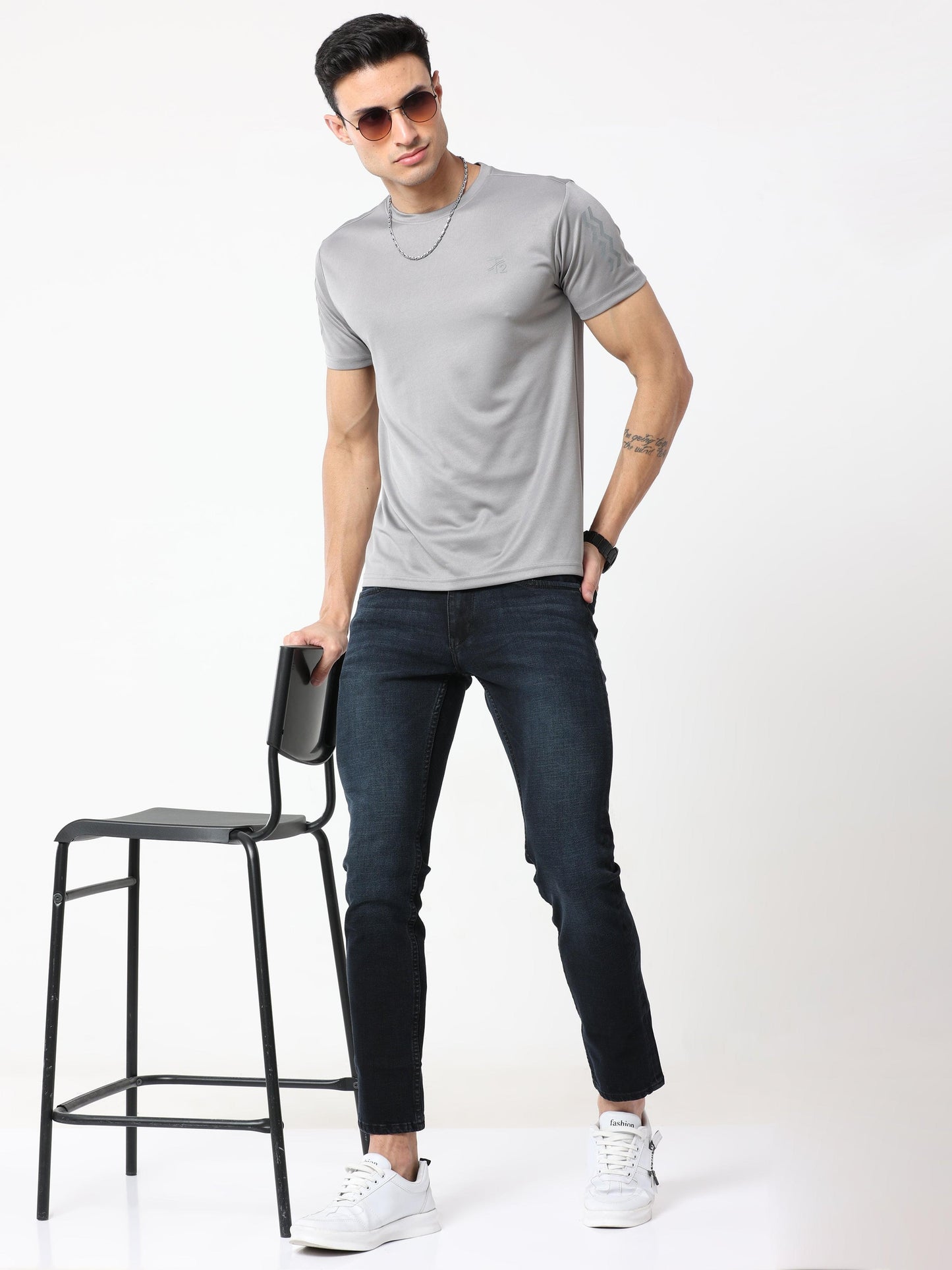 Athleisure Men's Premium T-Shirt – Grey