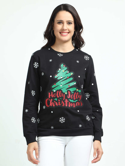 Holly Jolly Christmas Cozy Comfort Women's Sweatshirt