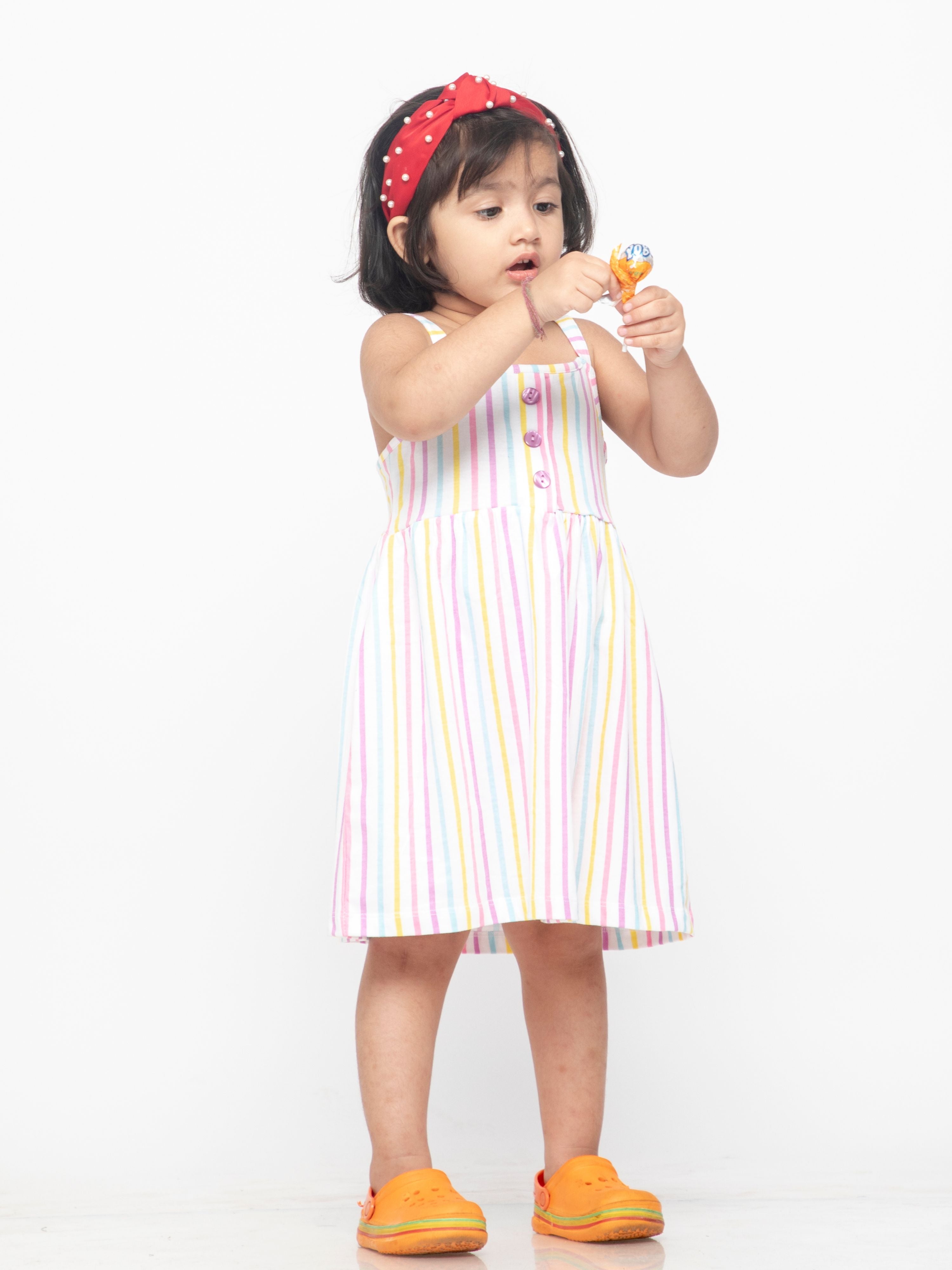 Frocks Online for Girls Cotton New & Comfortable(2 - 8 Years ) - Finebuy