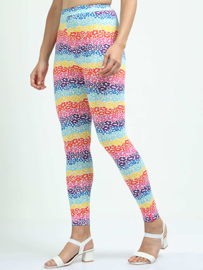 Happy Seven Shades Women's Printed Leggings
