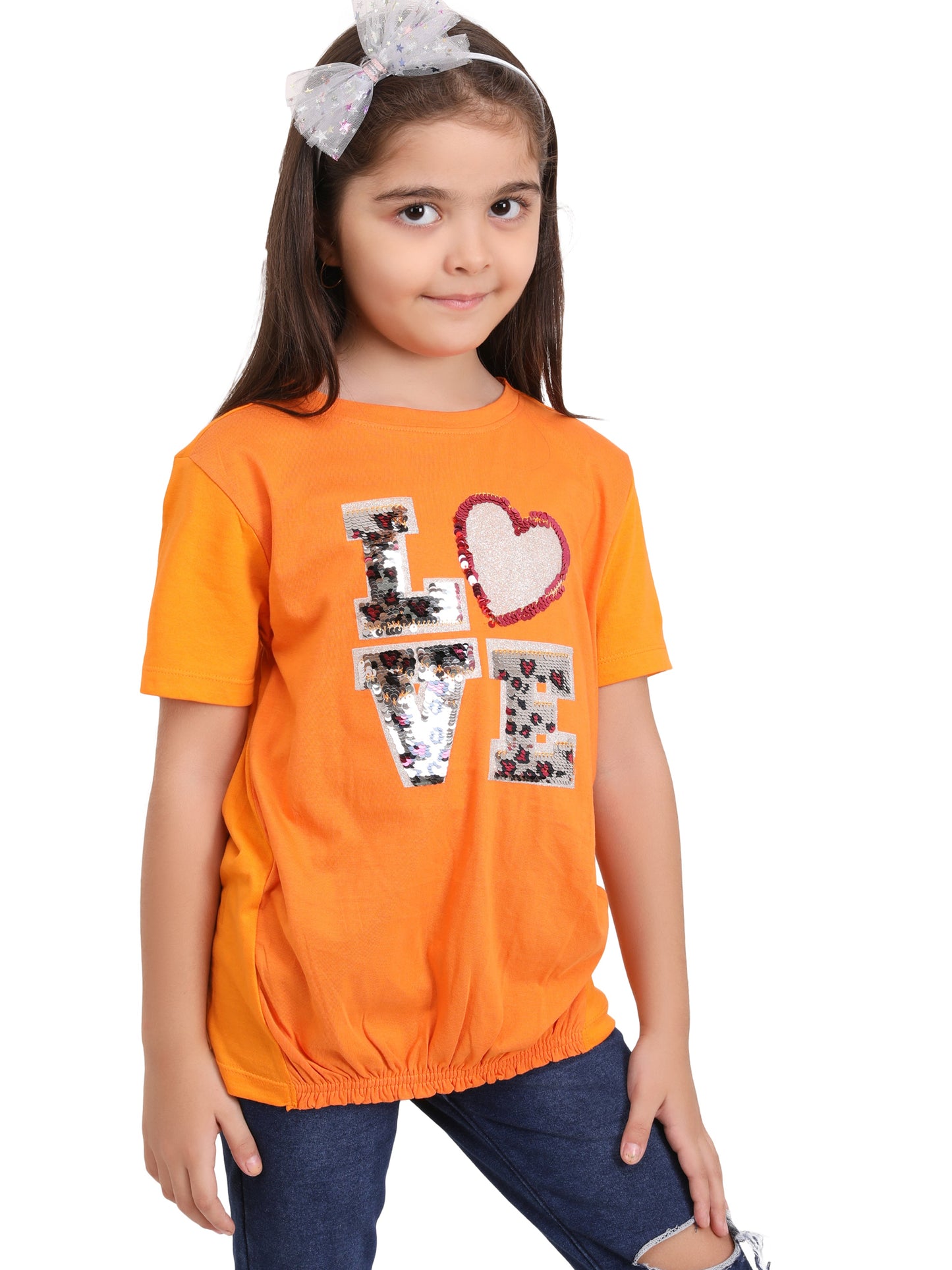 Lovely Girls T-Shirt - Orange