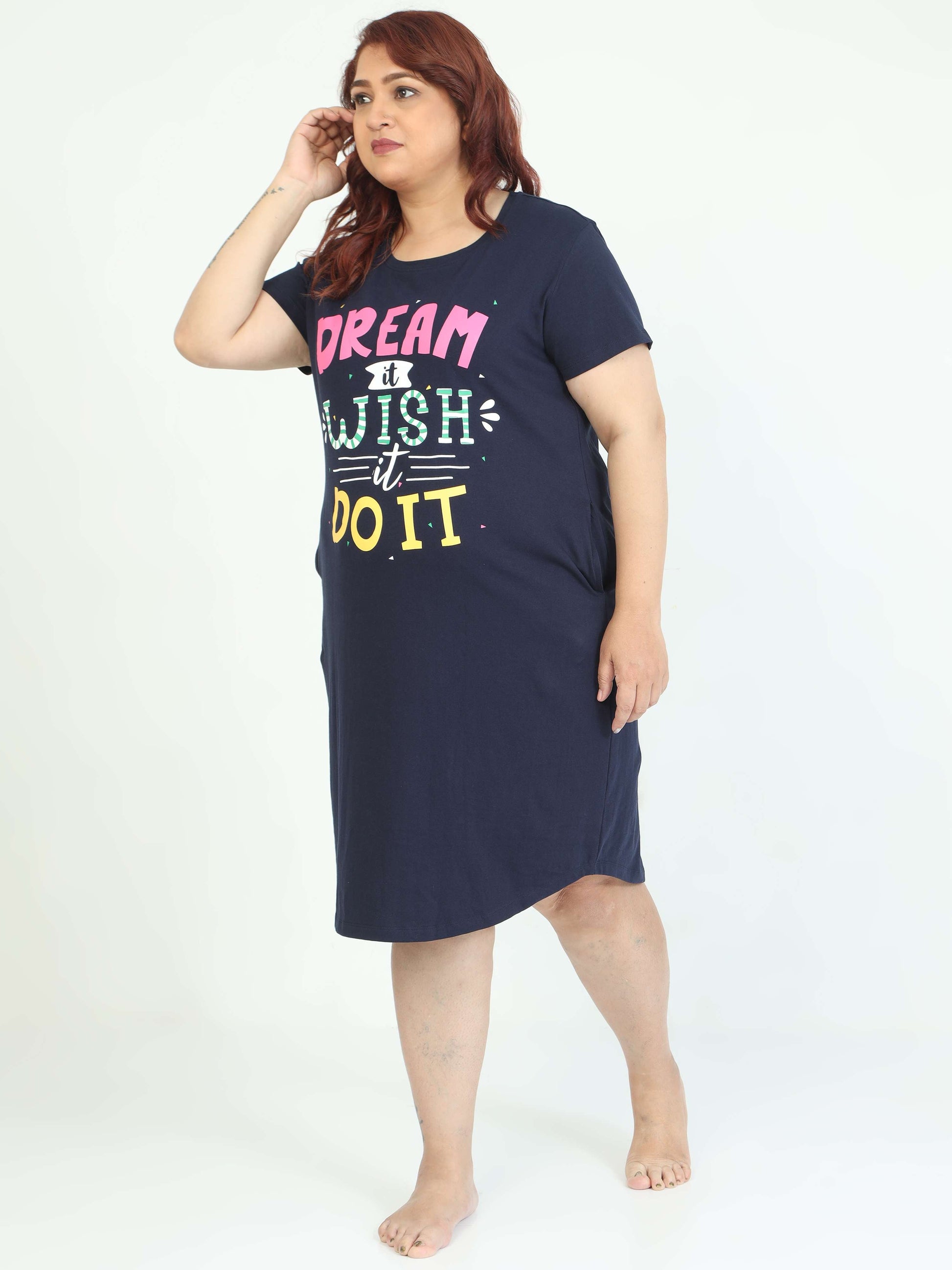 Navy Blue Nighty Buy Cool Plus Size Night Dresses Online