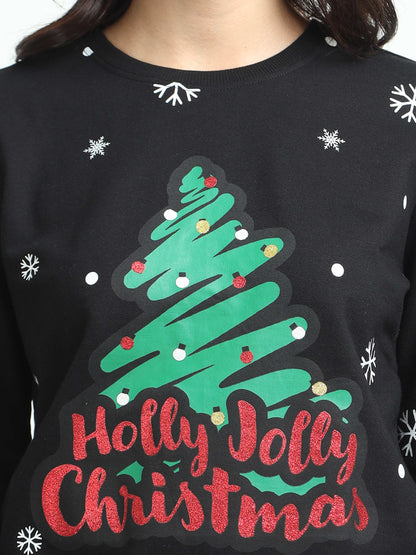 Holly Jolly Christmas Cozy Comfort Women's Sweatshirt