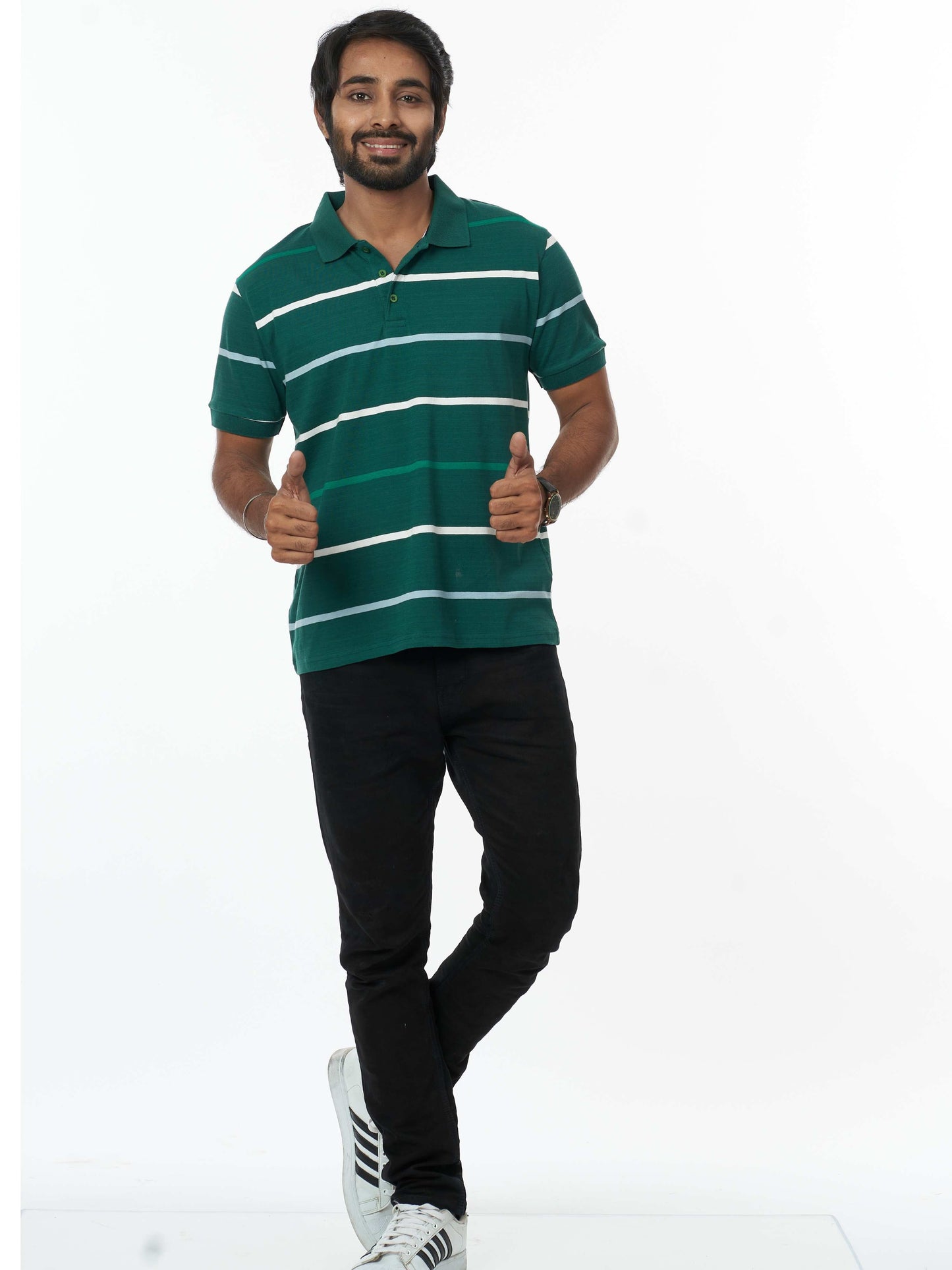 Greenfields Classic & Comfortable 100% Cotton Men's Collar T-Shirt