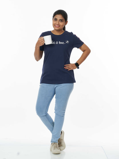 Let it Bee Soft & Premium Women's Printed Cotton T-Shirt