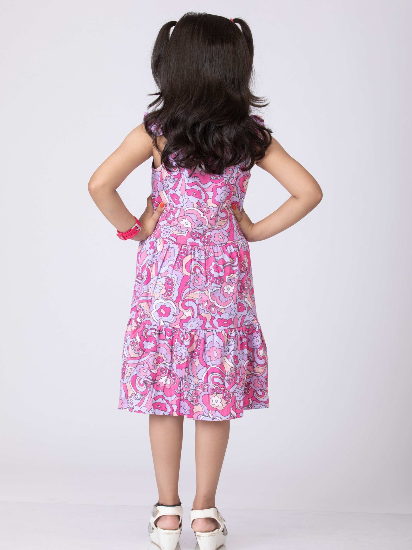 Berry Bay Adorable Printed Girls Frock