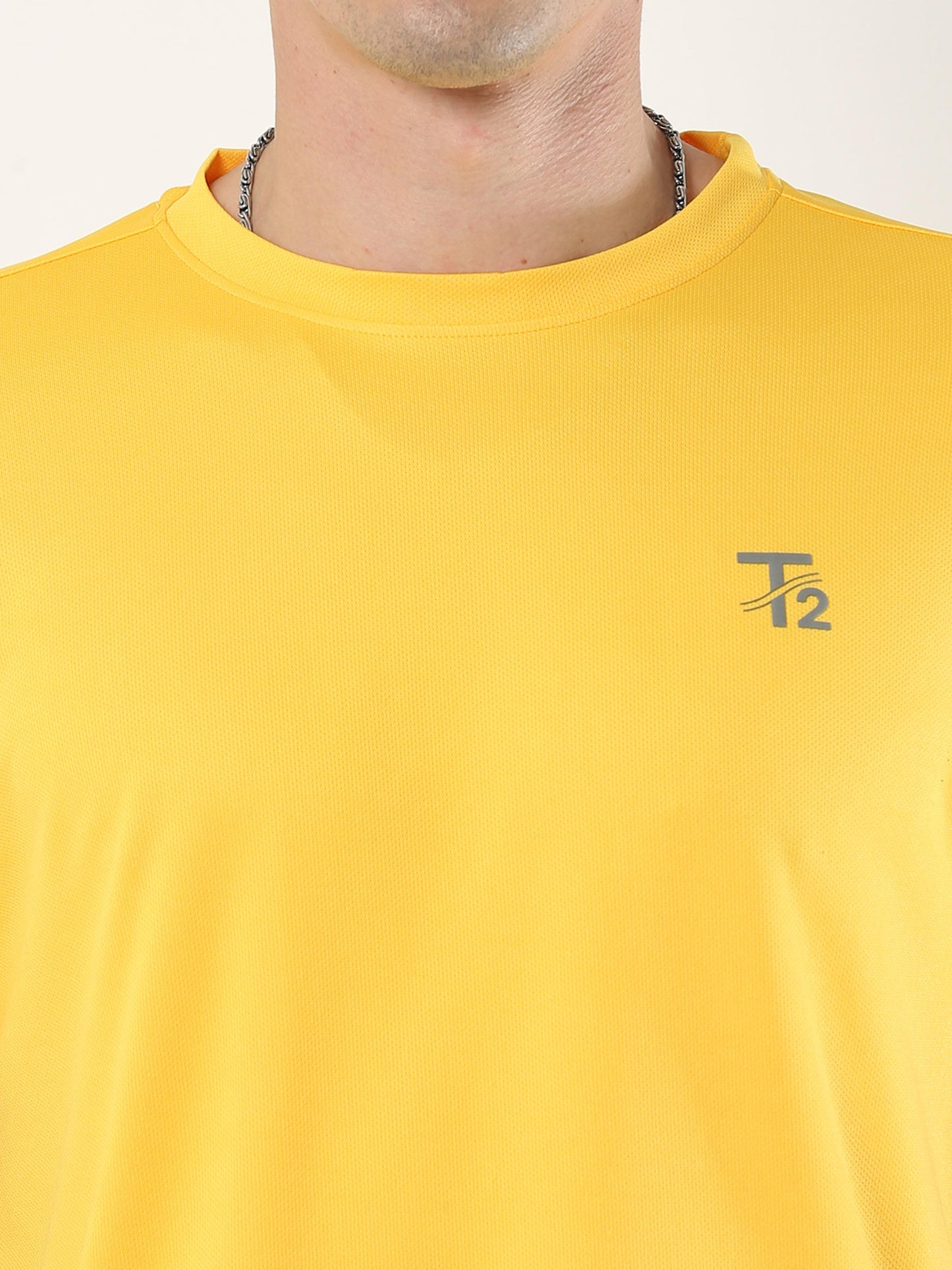 Athleisure Men's Premium T-Shirt - Yellow