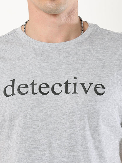 Men's casual T-Shirt - Detective Grey