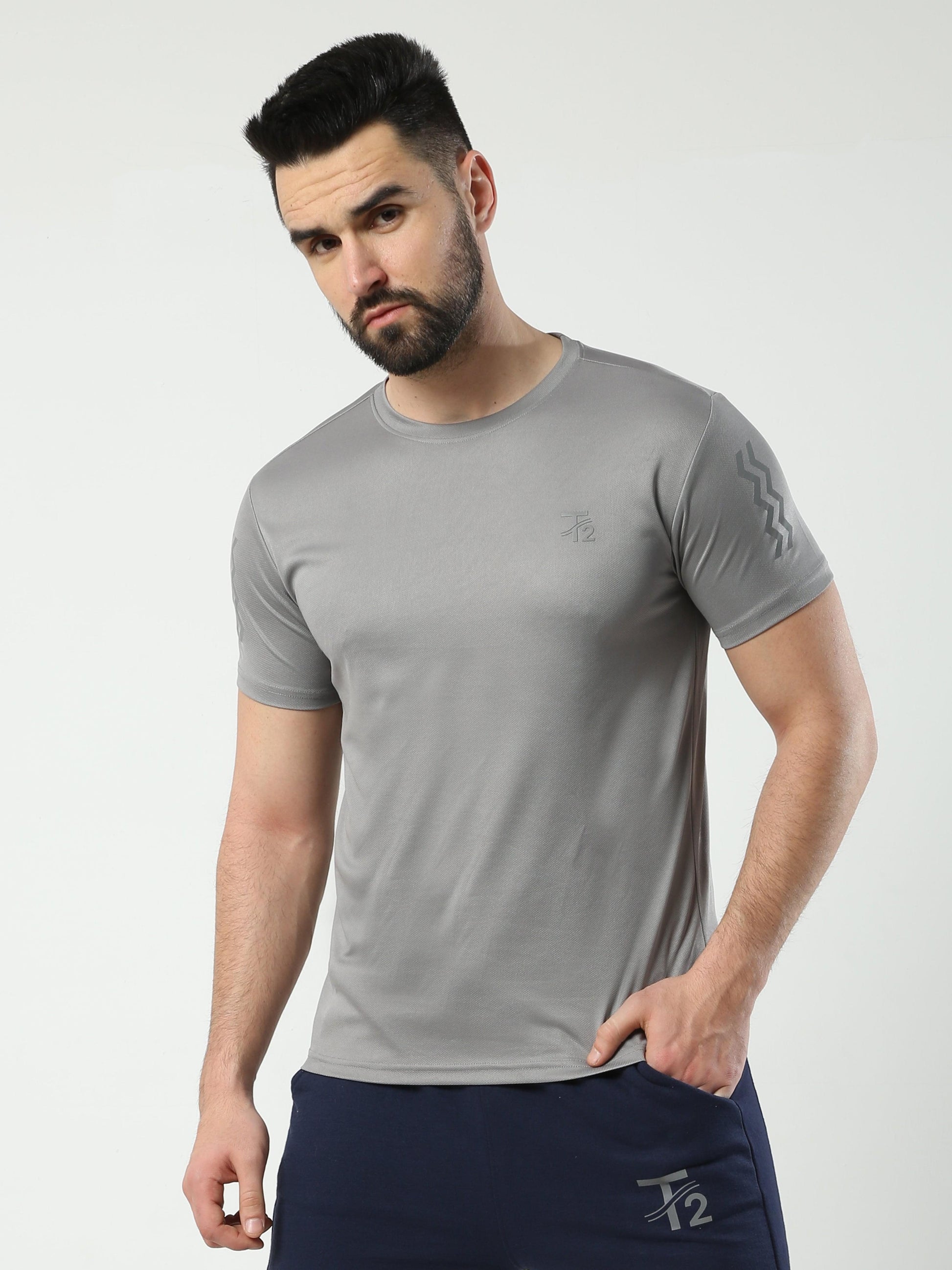 Athleisure Men's Premium T-Shirt - Charcoal