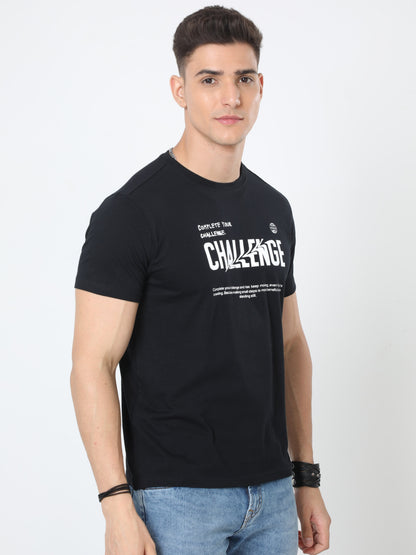 Challenger Men's casual T-Shirt - Black