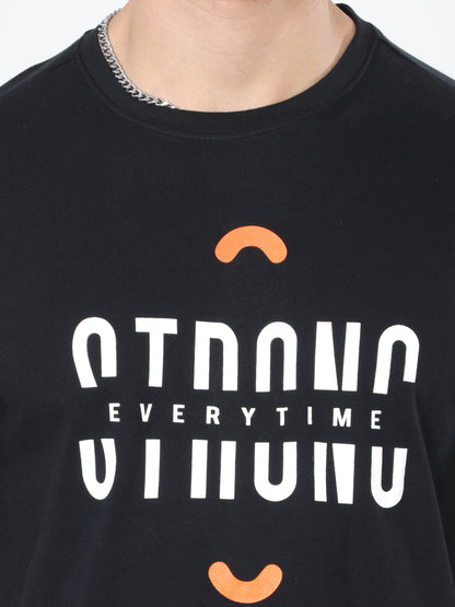 Strong Every time Men's casual T-Shirt - Black