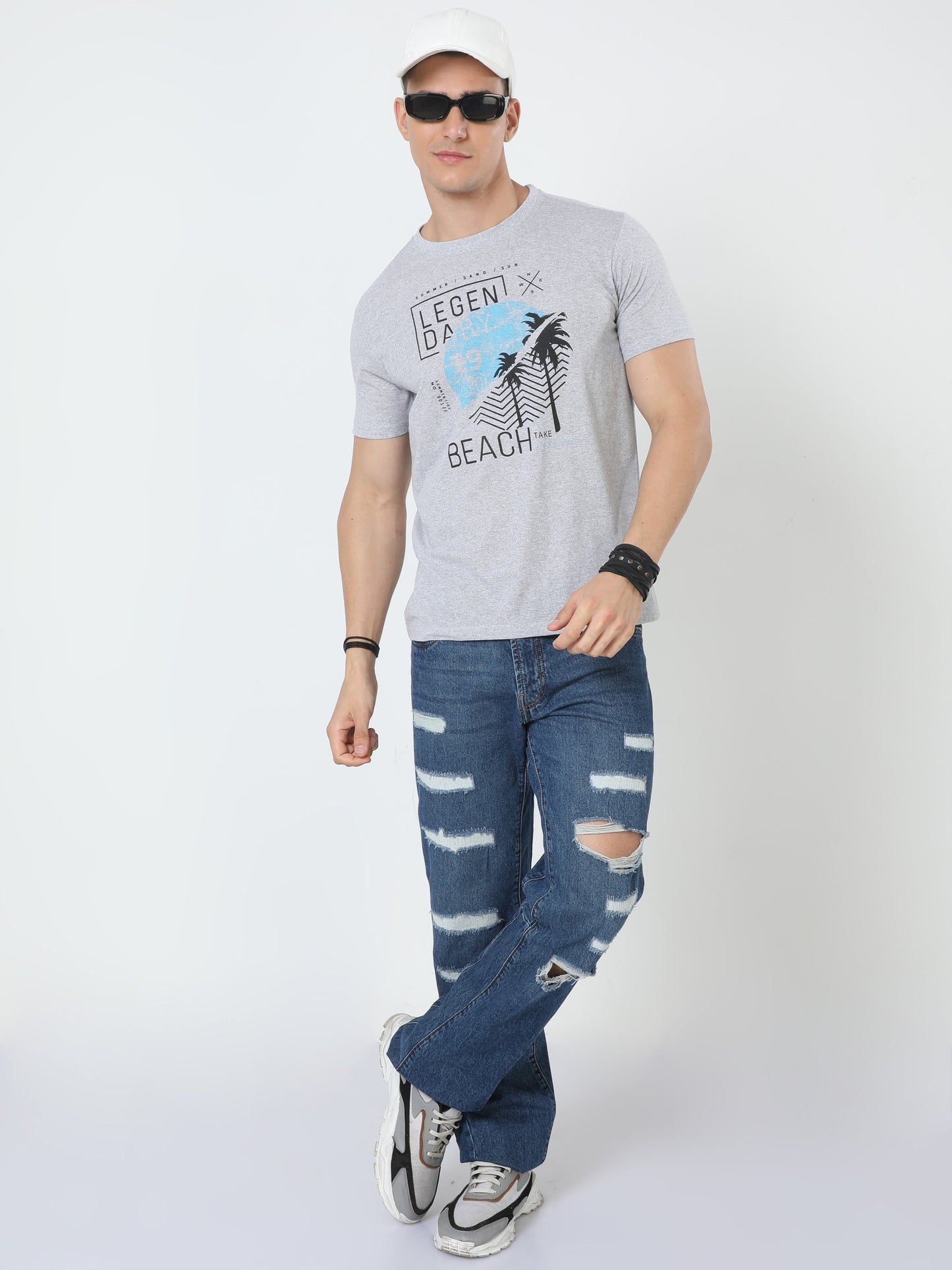 Legacy Beach Men's casual T-Shirt - Melange
