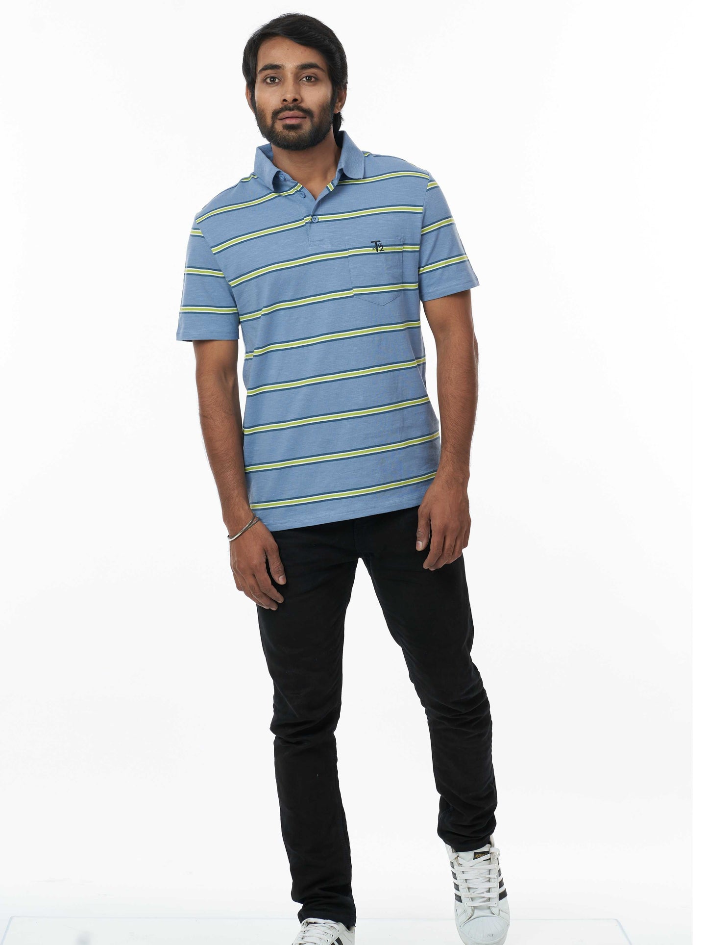 Bluefields Classic & Comfortable 100% Cotton Men's Collar T-Shirt