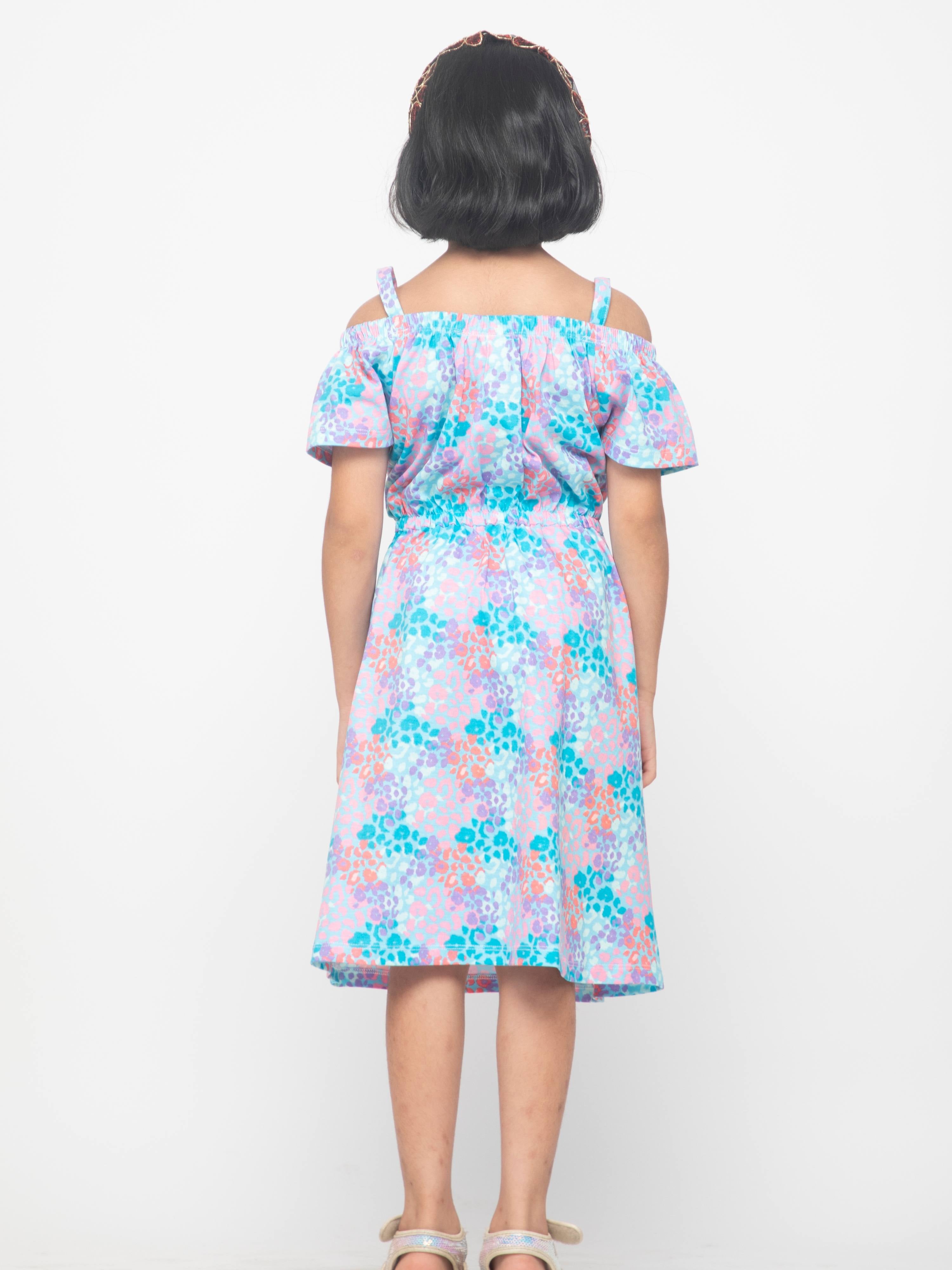 Buy Green step frock For Girls | elsaonlineshop