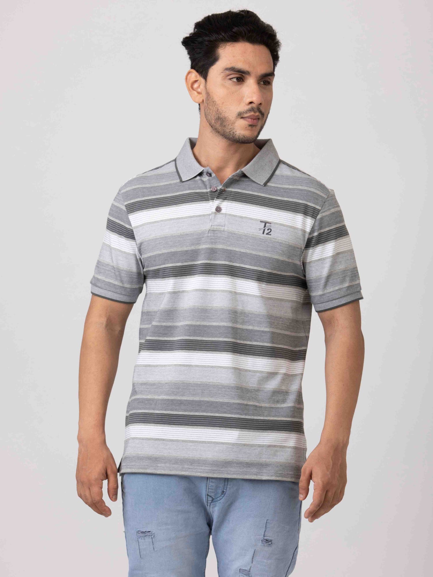 Everyday Essentials Classic & Comfortable 100% Cotton Mens Collar T-Shirt