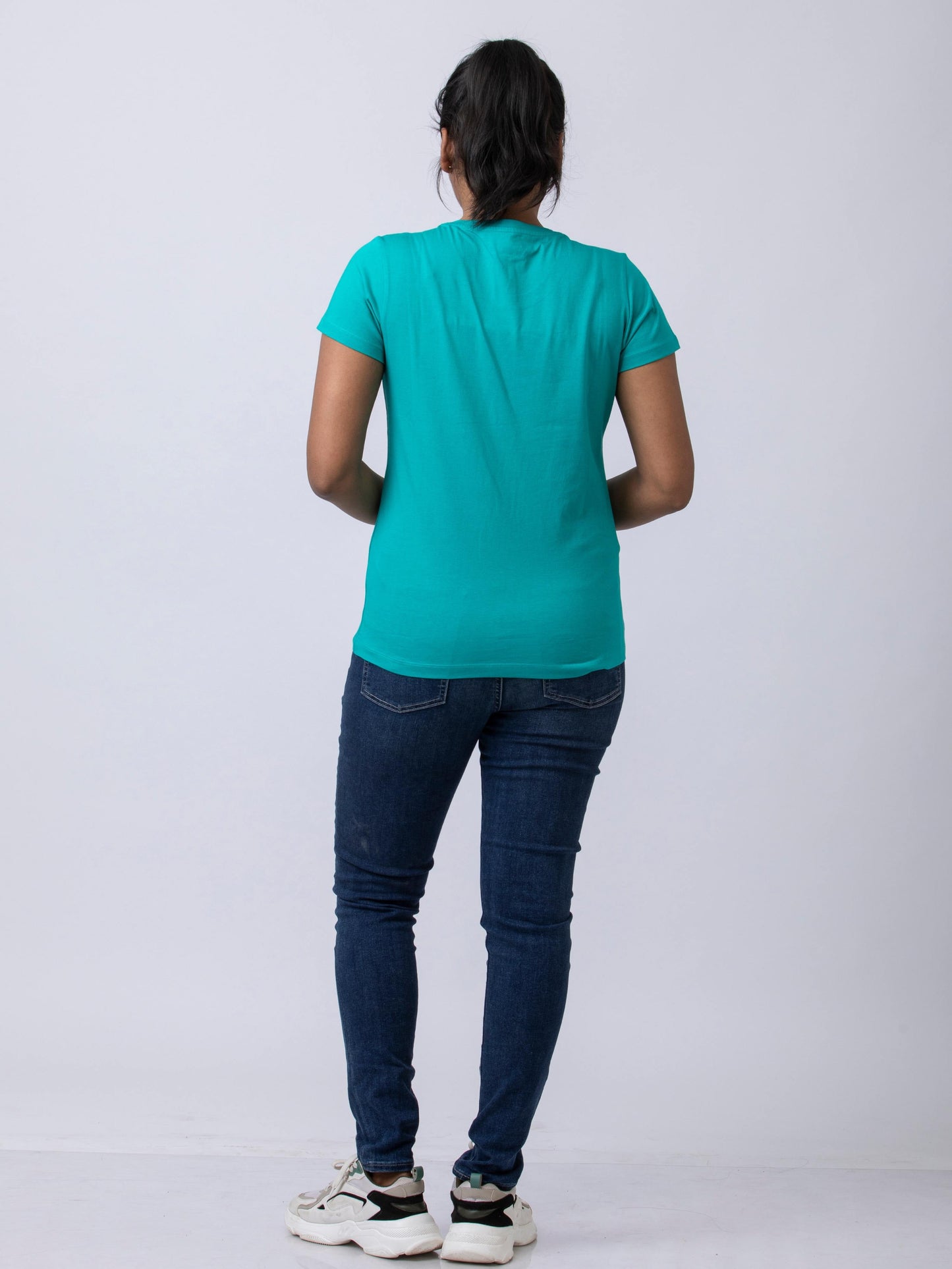 Soft & Premium Women's Cotton T-Shirt - Green Parrot