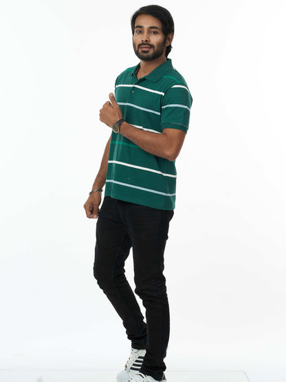 Greenfields Classic & Comfortable 100% Cotton Men's Collar T-Shirt