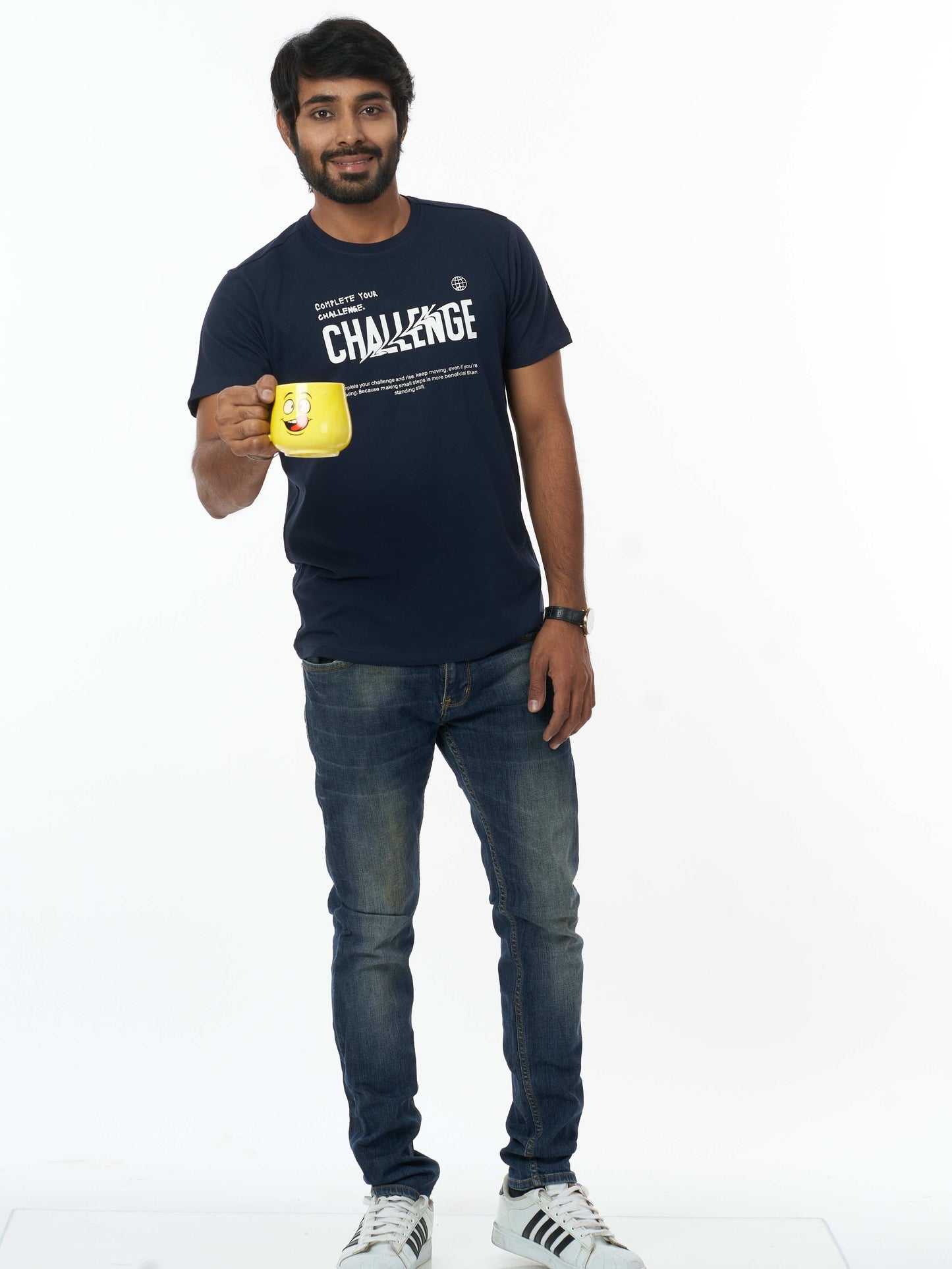 Challenger Men's casual T-Shirt Navy