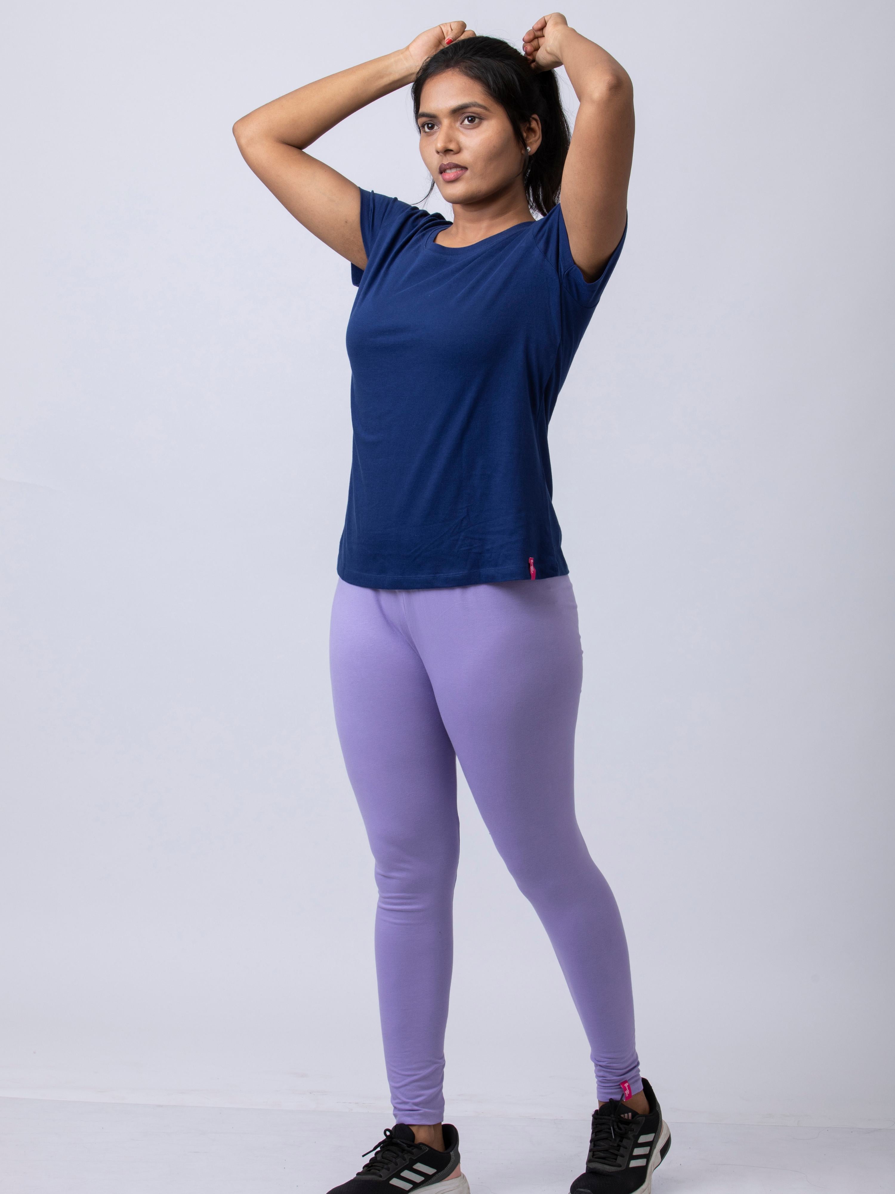 Buy Bhetvastu Leggings For Women Purple and Golden Combo Shining Lycra Size  X-Large (XL) Shiny Leggings at Amazon.in