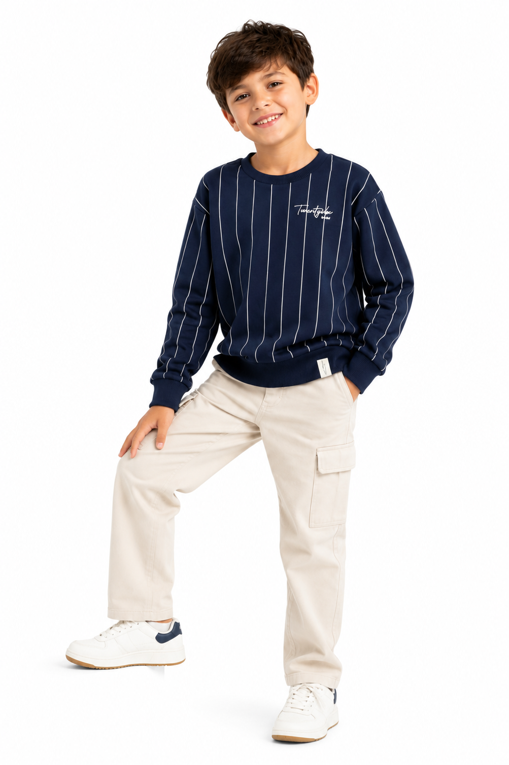 Navy Sequence - Boys Sweatshirt