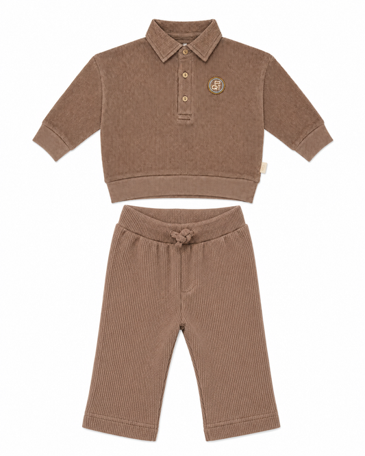 Cocoa Waffle - Babies Co-ord Set