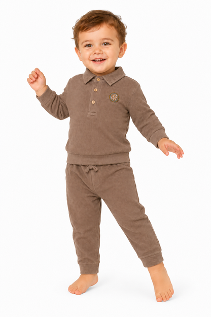 Cocoa Waffle - Babies Co-ord Set