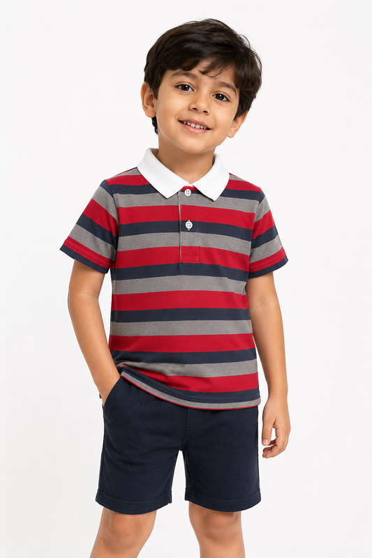 Mini Varsity - Boys Polo T-Shirt