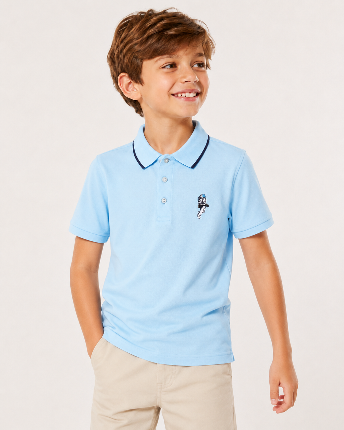 Moon Walker - Boys Polo T-Shirt