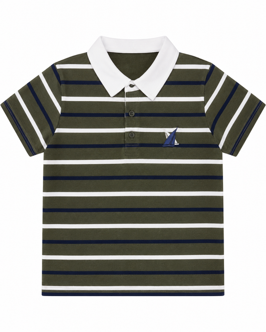 Olive League - Boys Polo T-Shirt