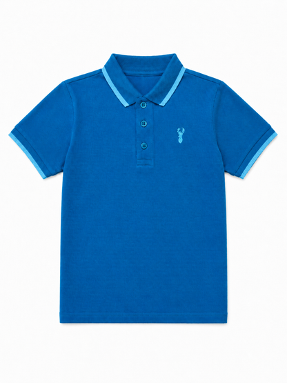 Jetstream - Boys Polo T-shirt | Blue