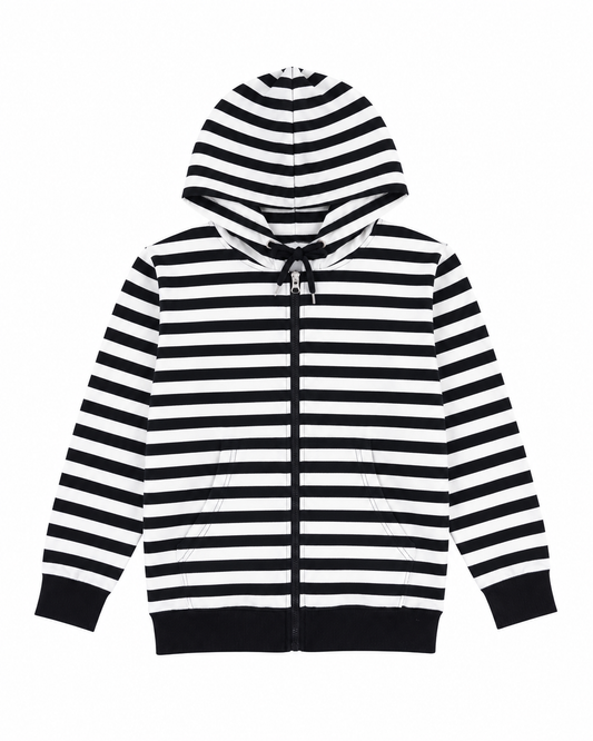 Mini Zebra - Boys Zipper Hoodie