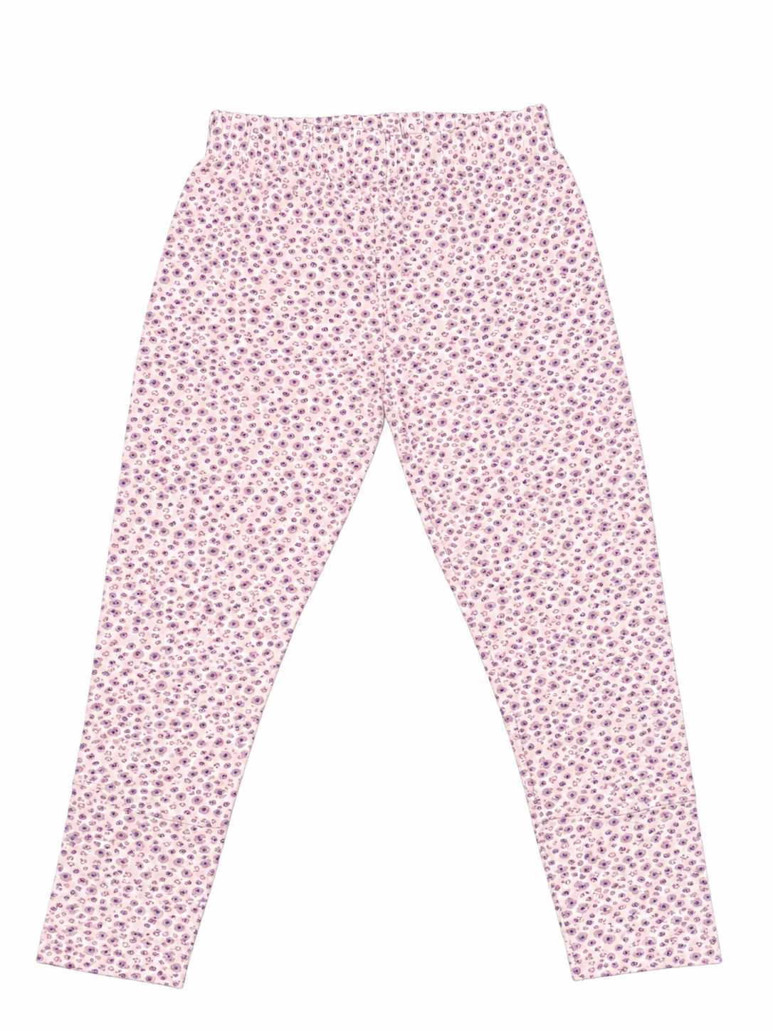 Lavender Bloom Girls Leggings | Ankle Length