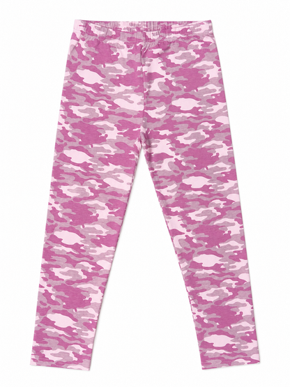 Bubblegum Camo Leggings | Full Length