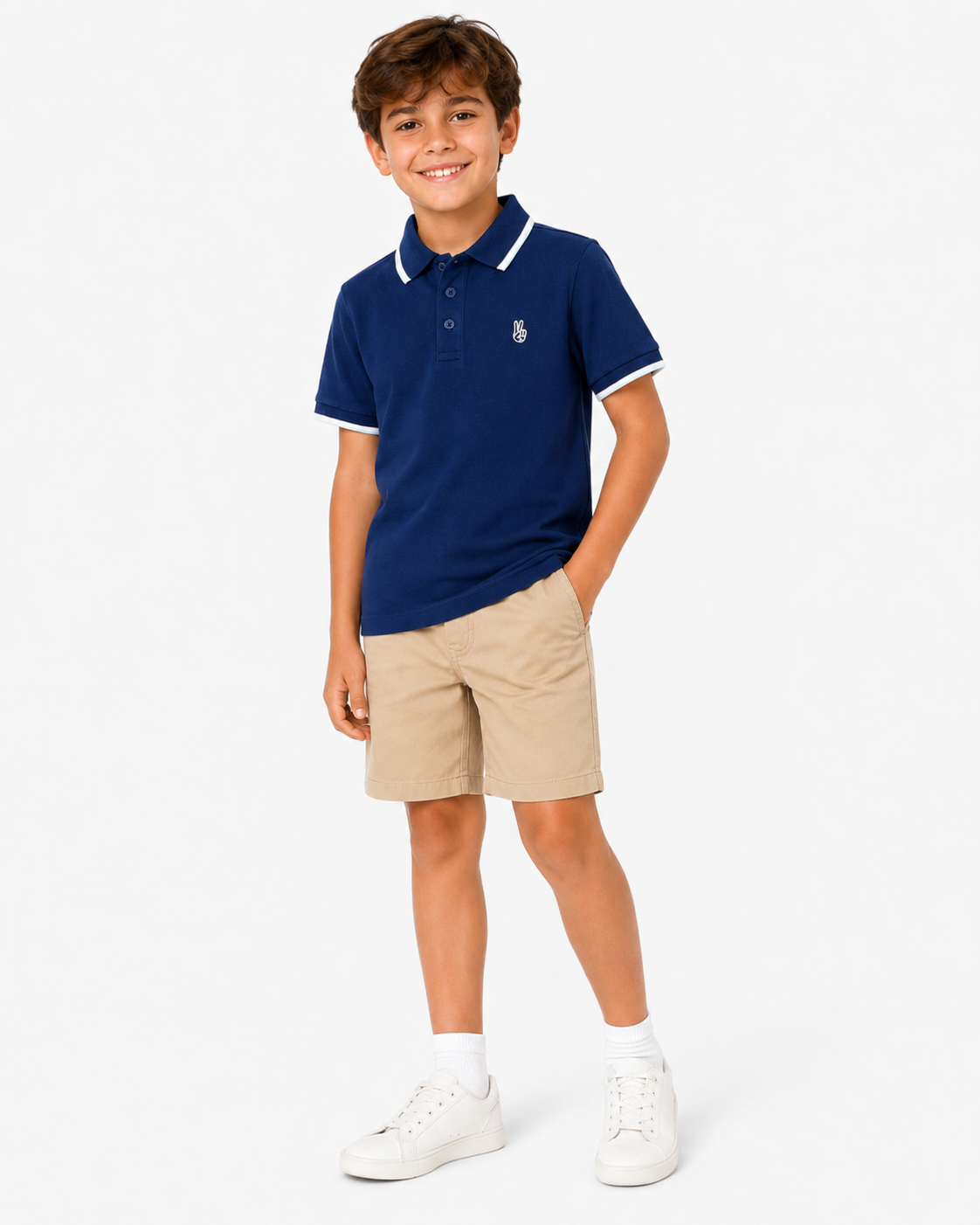 Little Captain - Boys Polo T-shirt