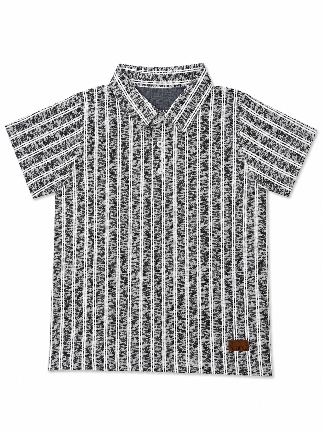 Graphite Glitch - Boys Polo T-Shirt