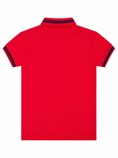 Racer Red - Boys Collar T-shirt