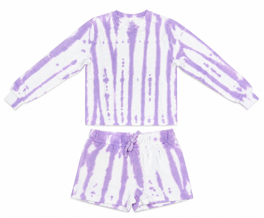 Purple Popcicals Girls Pure Cotton Co-Ords set